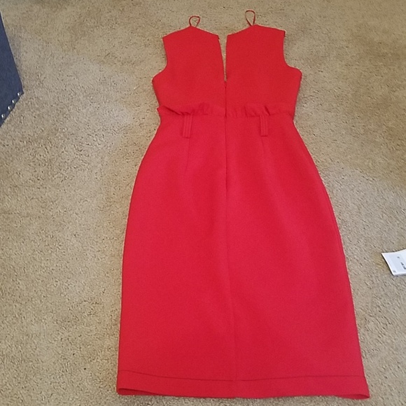 NWT Zara Red cocktail hour Dress - Picture 6 of 8